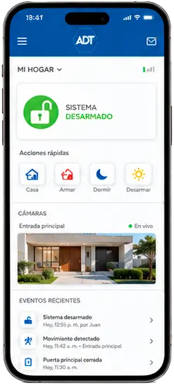 Aplicación ADT Smart Security